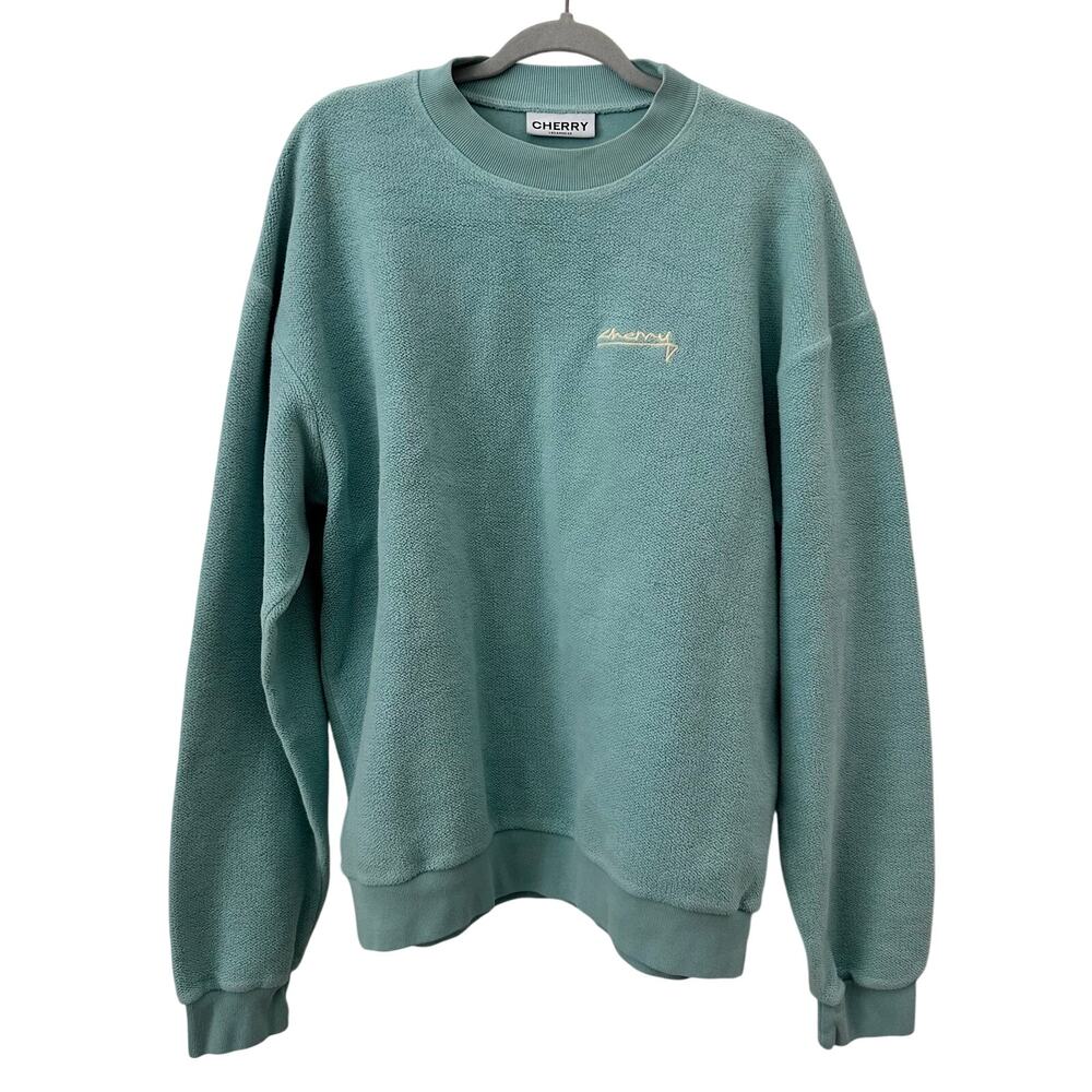 Cherry LA Sweatshirt Mint Green Size Large EUC